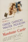 Постер фильма «Мадам Кюри»