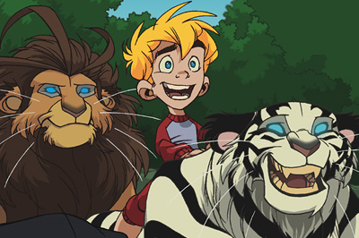 Фрагмент обложки книги «Львы, тигры и медведи»